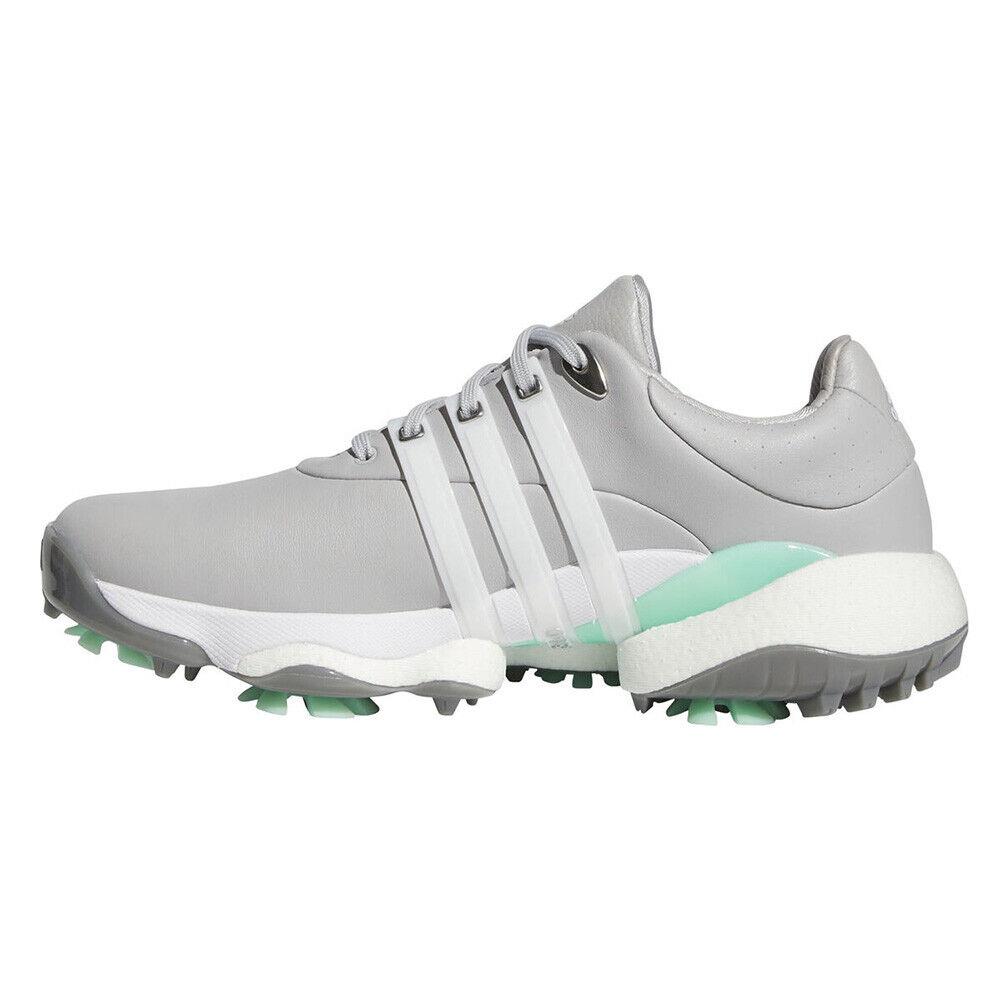 Adidas Tour360 22 Women`s Golf Shoes - Grey/white - Gray