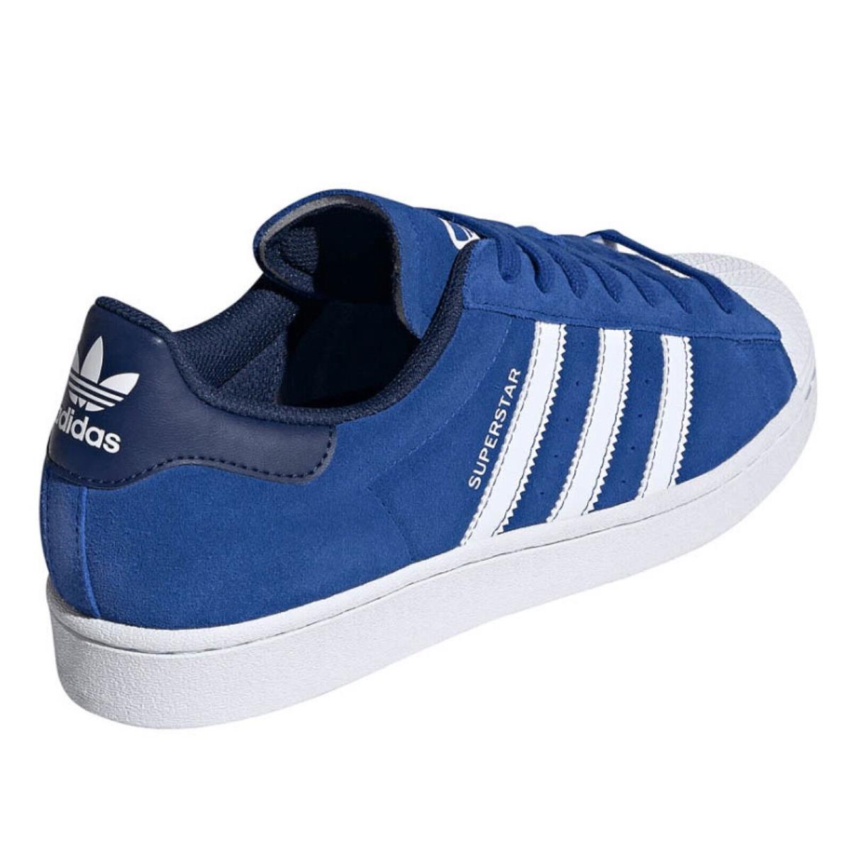 Adidas Originals Superstar Men`s Sneakers Comfort Sport Casual Shoes Royal Blue - Blue, Manufacturer: Royal Blue / White