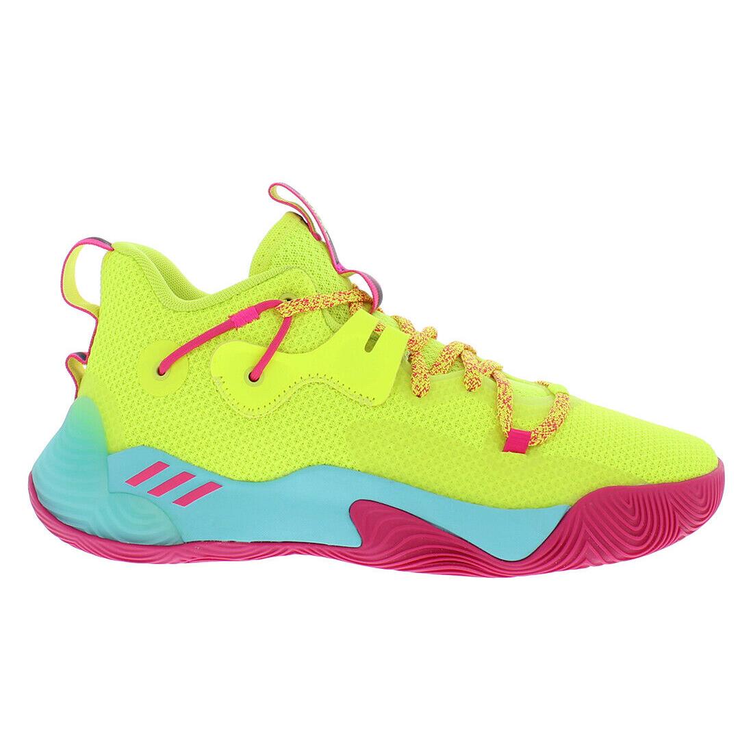 Adidas Harden Stepback 3 Unisex Shoes - Neon/Pink, Main: Yellow