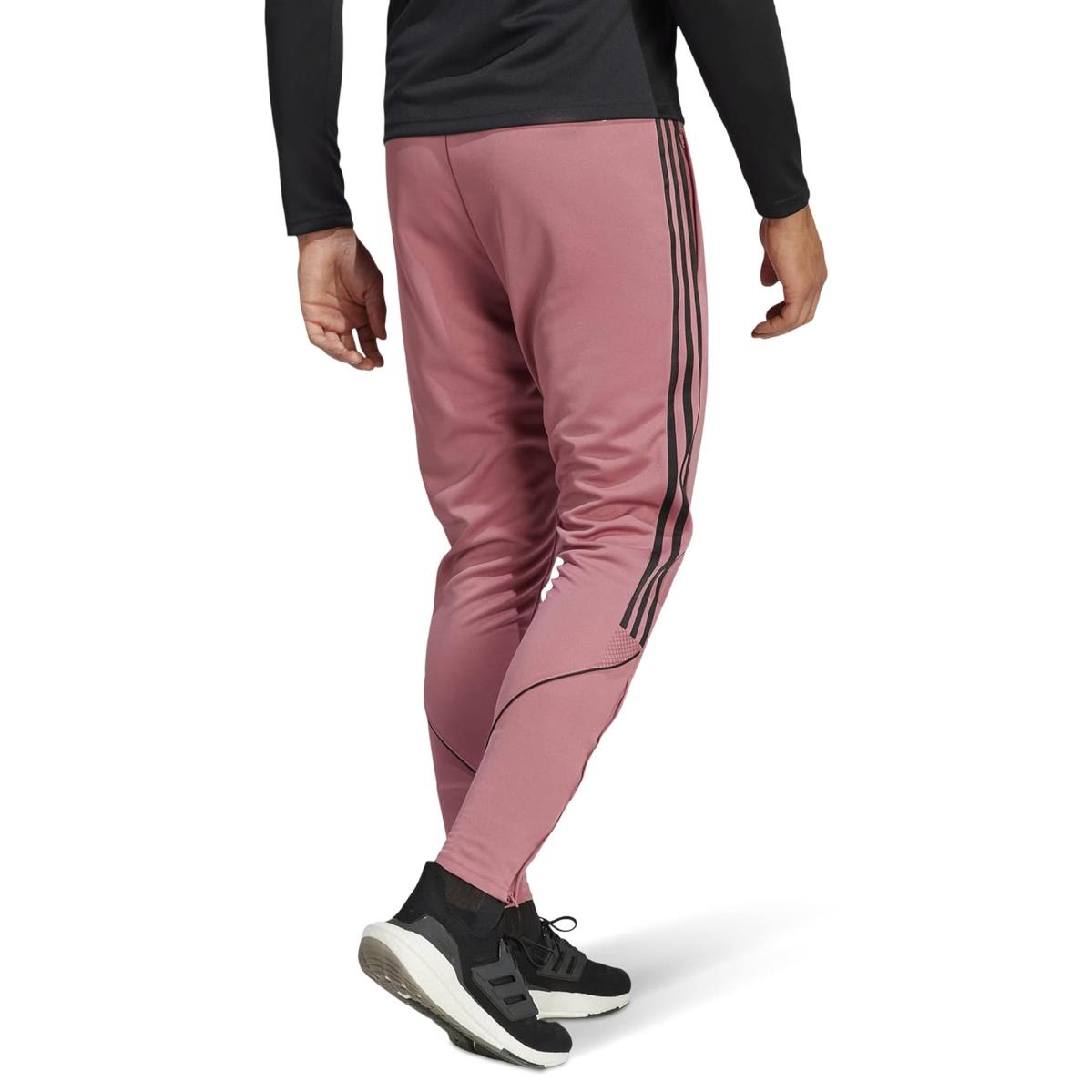 Man`s Pants Adidas Big Tall Tiro `23 Pants Pink Strata/Black