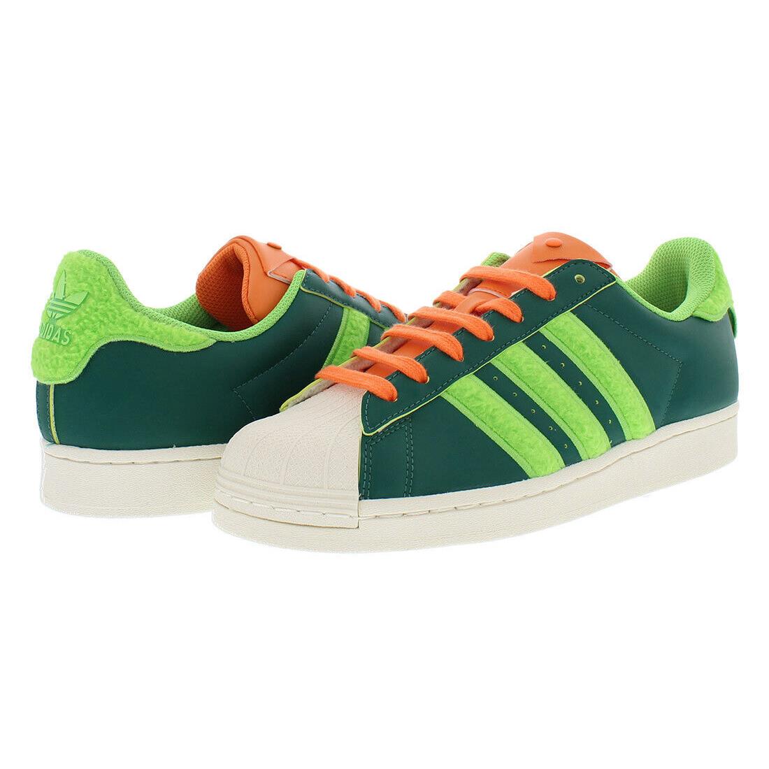 Adidas Superstar South Park Mens Shoes - Green/Orange, Main: Green