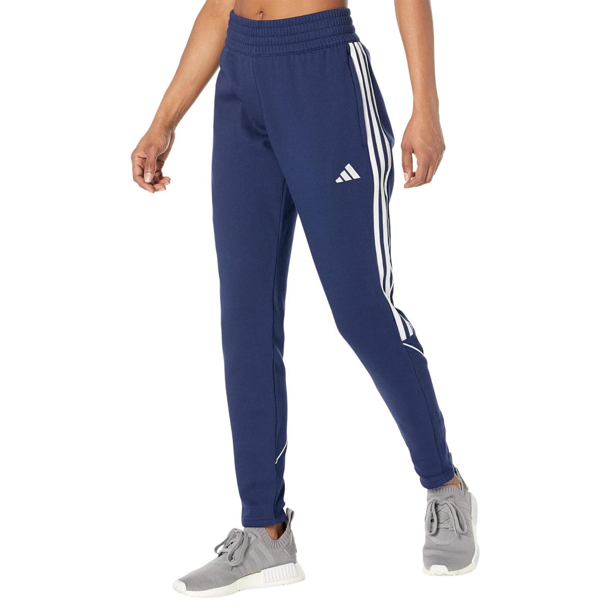 Woman`s Pants Adidas Tiro 23 League Sweatpants Team Navy Blue