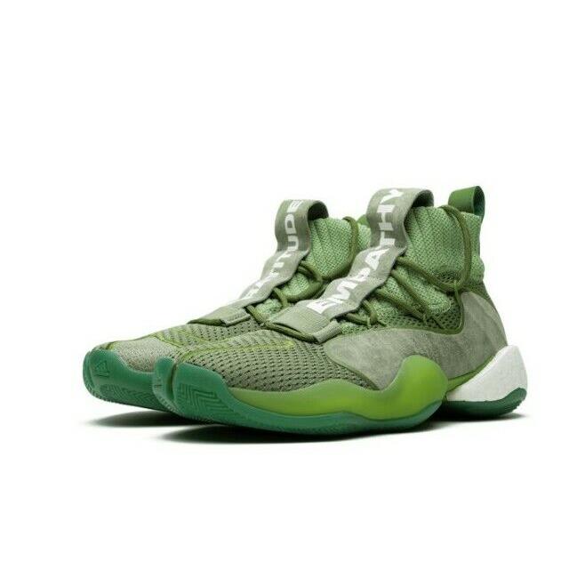 Adidas Pharrell Williams PW Crazy Byw Prd EG7729 Green Men`s Basketball Shoes