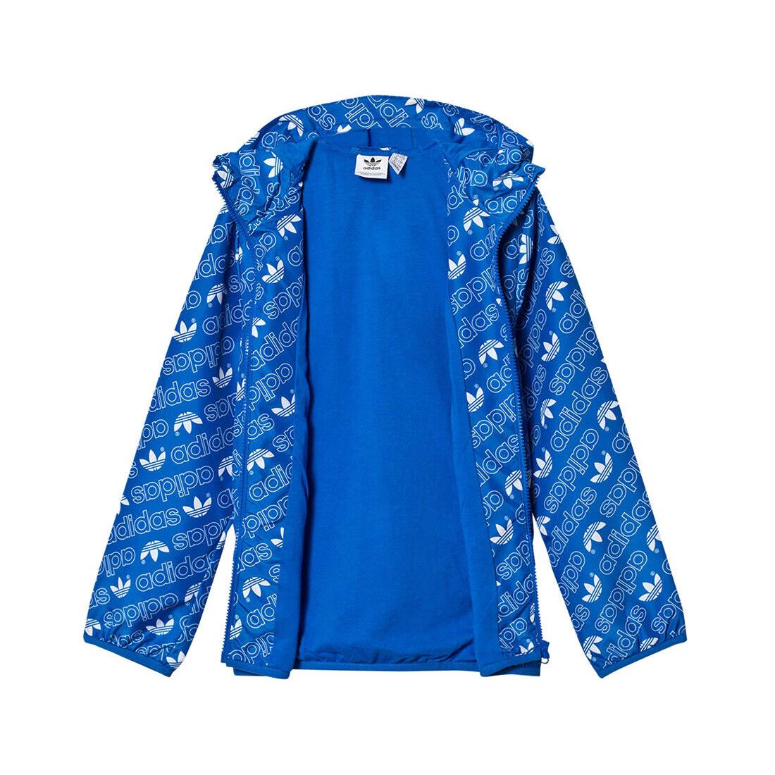 Adidas Repeating Trefoil Print Boys Windbreakers