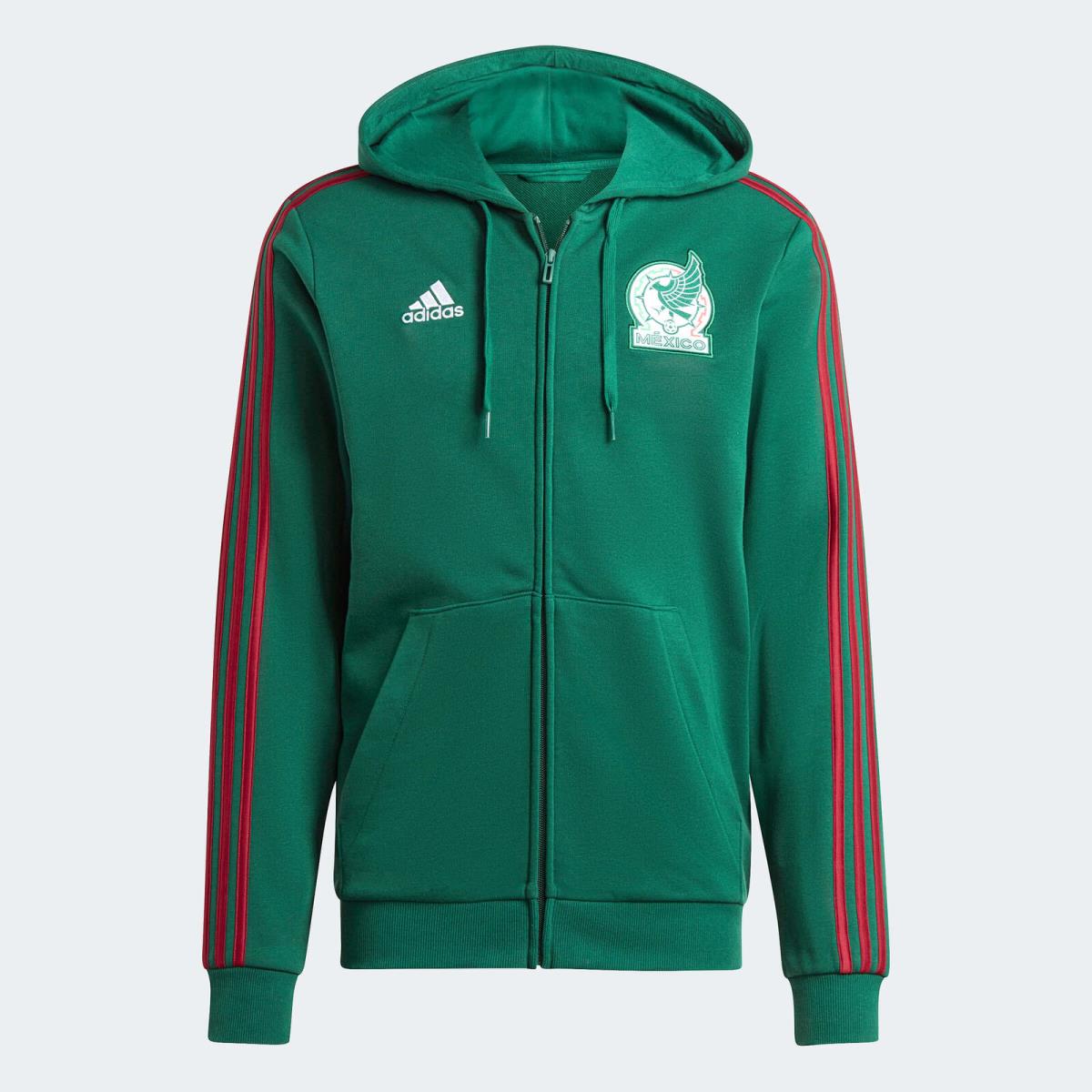 Adidas 2023-24 Mexico Men`s Dna FZ Hoodie