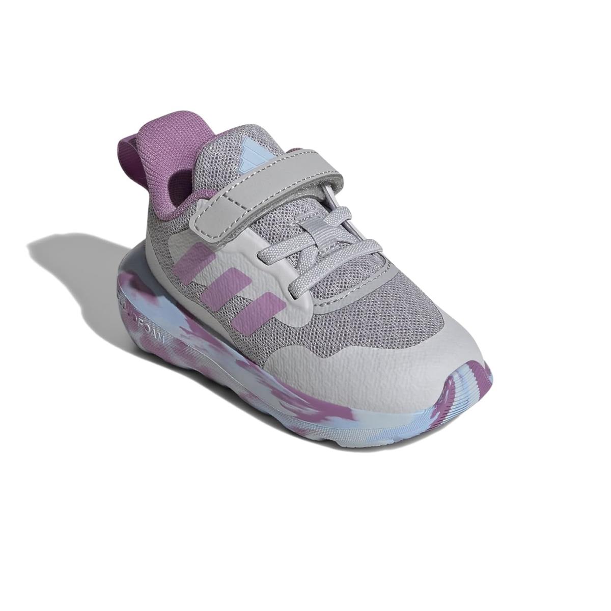 Children Unisex Shoes Adidas Kids Fortarun 2.0 Shoes Toddler - Grey/Preloved Purple/Grey