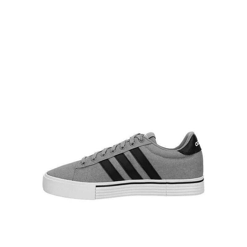 Adidas Daily 4.0 Mens Canvas Ortholite Low Top Casual Fashion Sneakers Shoe - Gray