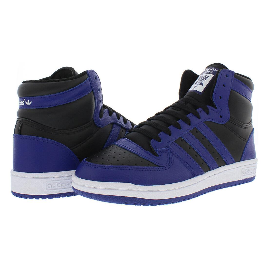 Adidas Top Ten Rb Mens Shoes - Black/Purple, Main: Black
