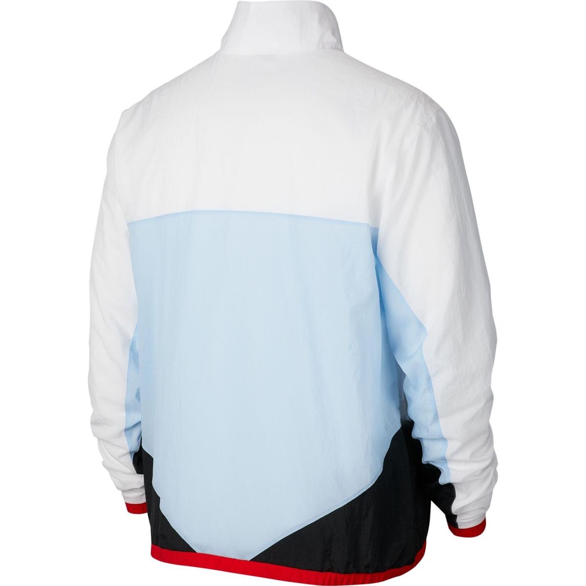 Nike Flight Windbreaker Men`s Jacket Blue-white CN8508-436 - Blue-White