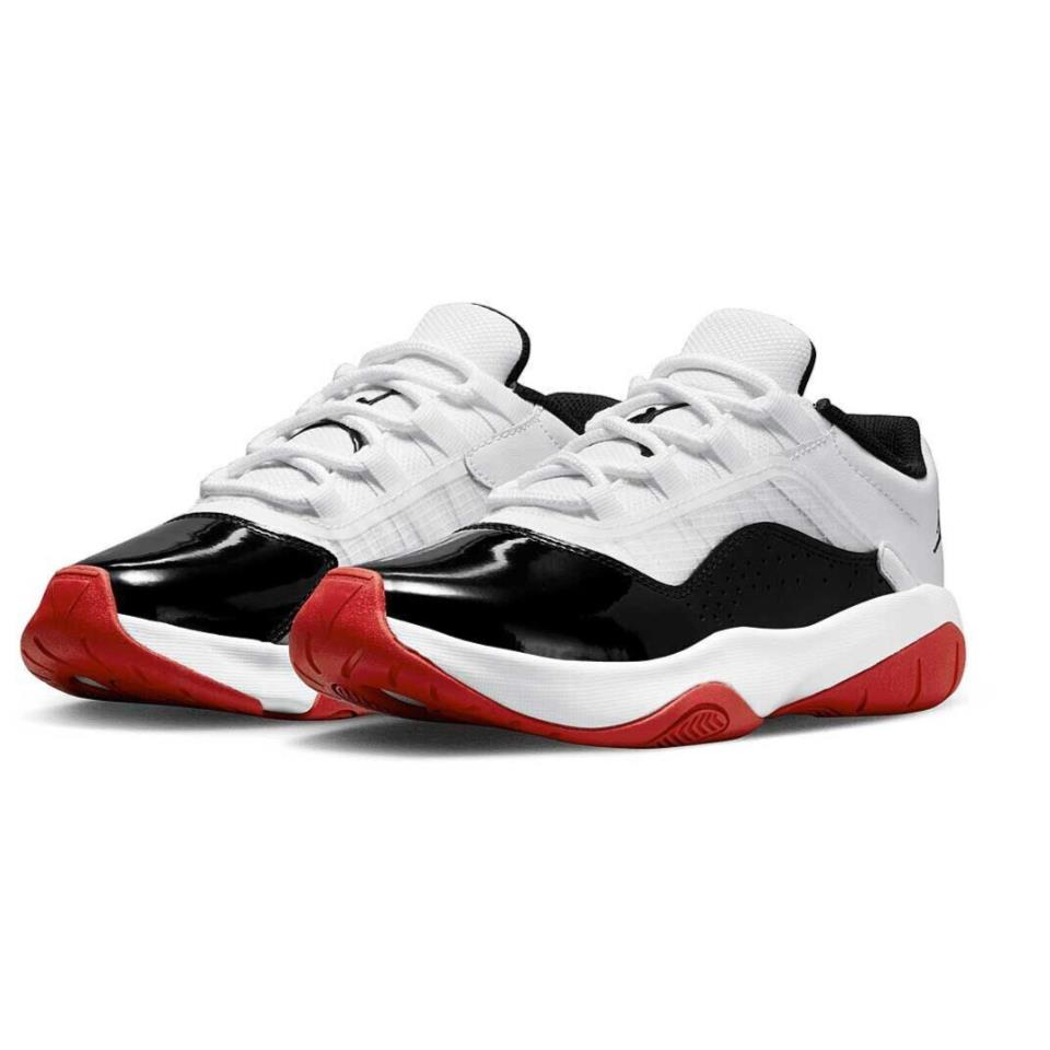 Nike Big Kid`s Air Jordan 11 Cmft Low Black/white/red CZ0907-102 h