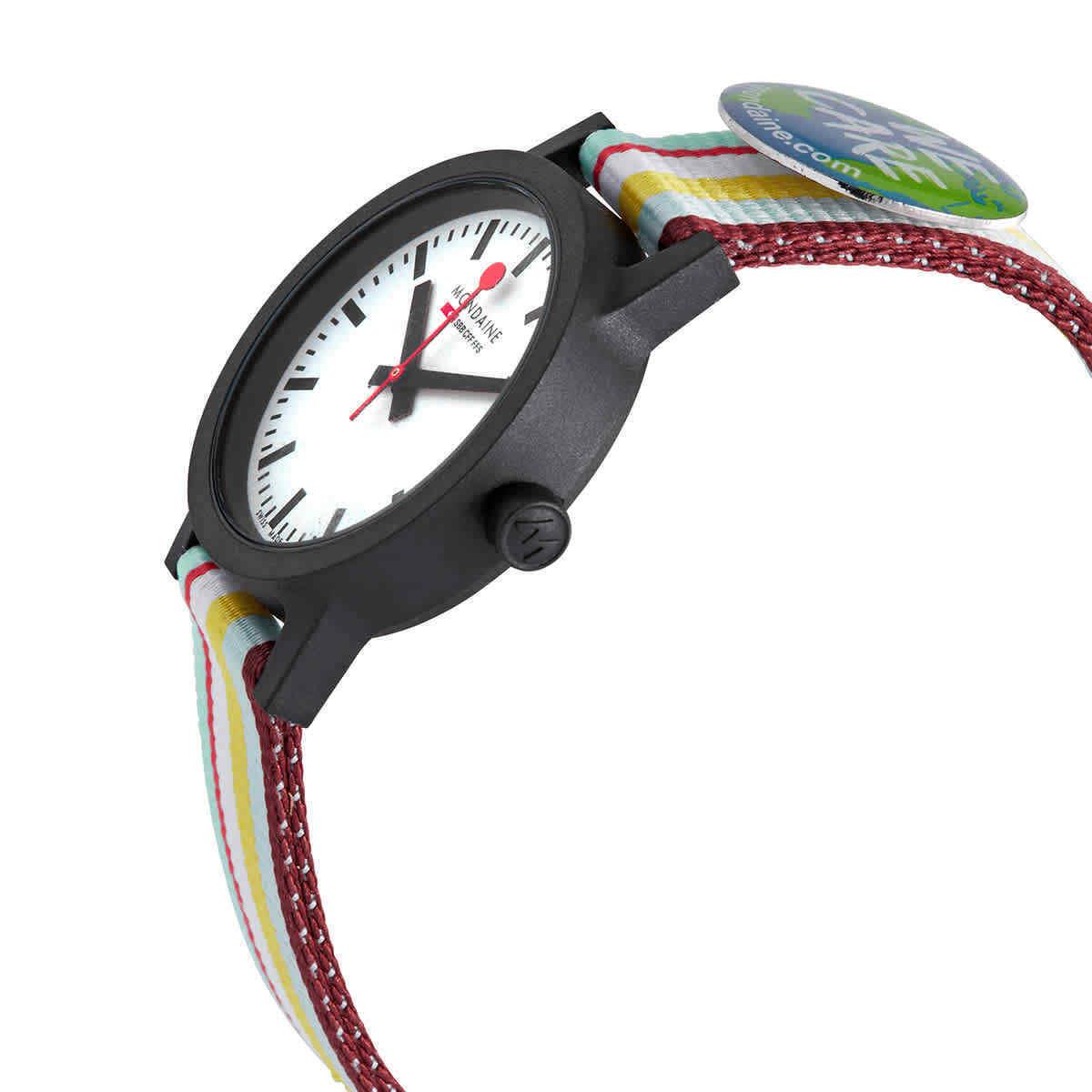 Mondaine Essence Quartz White Dial Ladies Watch MS1.32111.LG