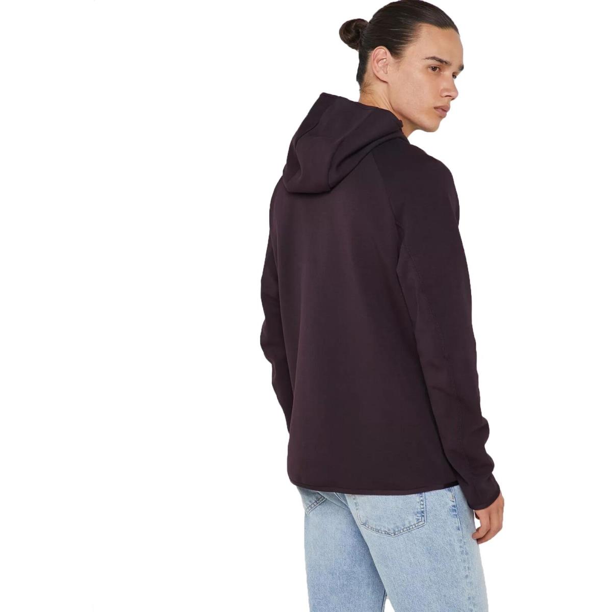 Nike Sportswear Tech Fleece Pullover Men`s Hoodie Purple-white 928487-659