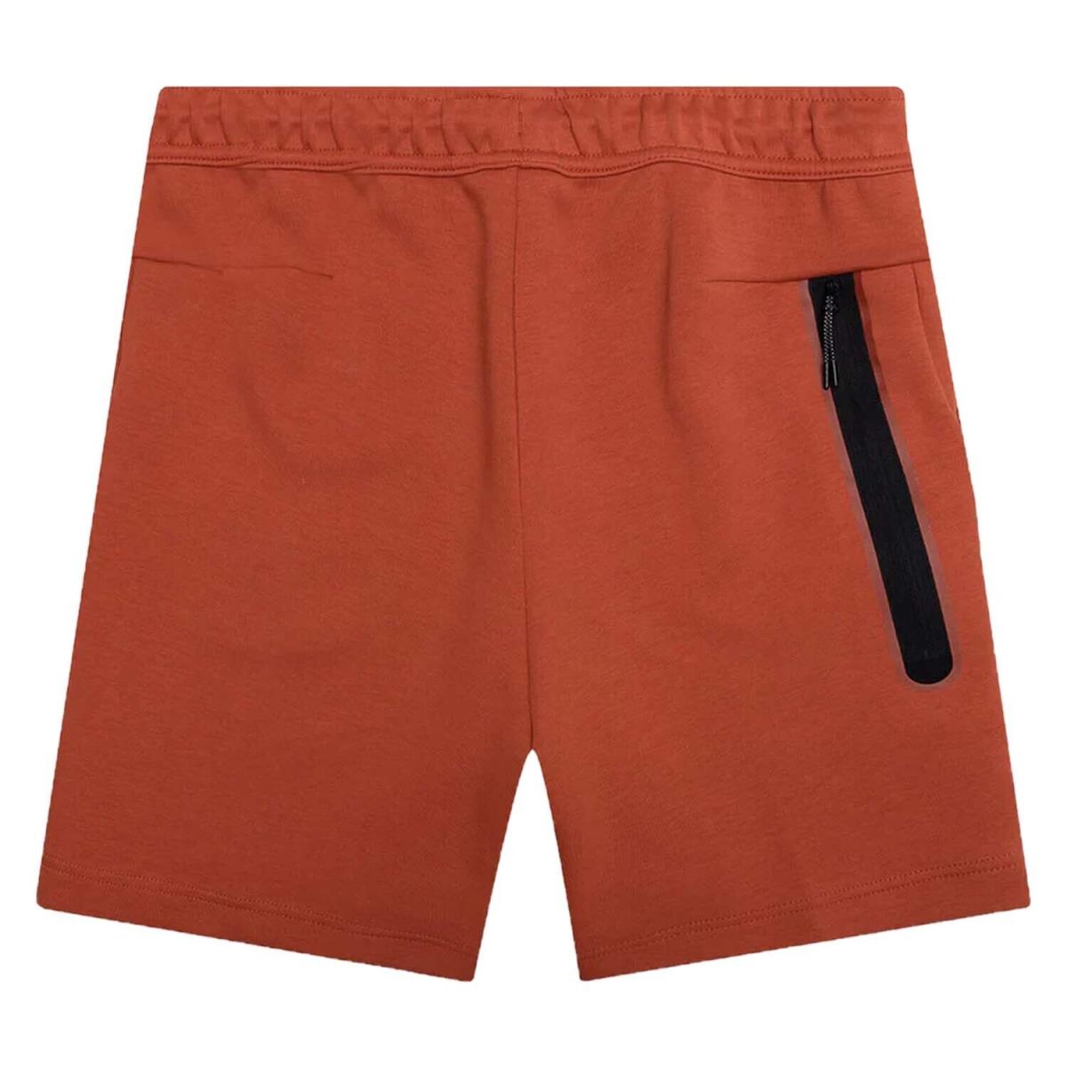 Nike Sportswear Tech Fleece Shorts Mens Style : Cu4503 - Orange/Black