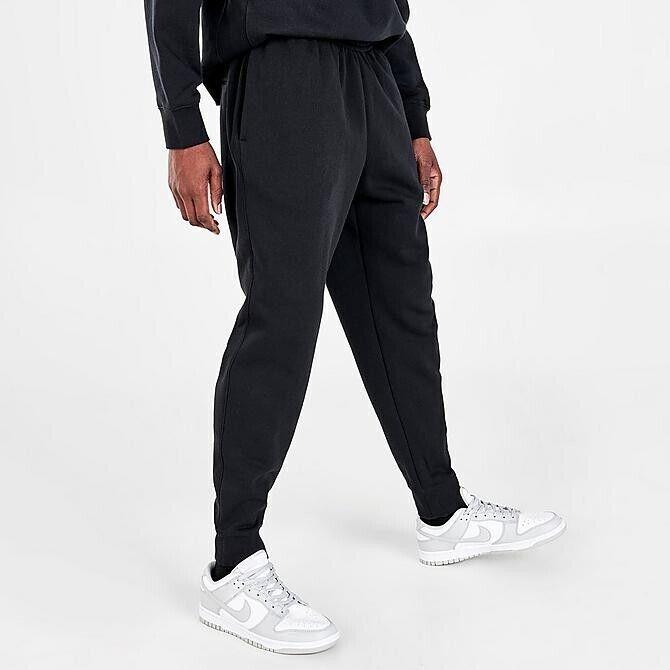 Nike Sportwear Club Fleece Cuffed Joggers Men L XL DQ8385-010 Black Blue