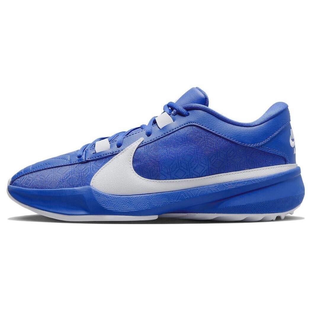 Nike Zoom Freak 5 Team Basketball Shoes Game Royal/white Men`s 14 DZ2946-400 - Blue