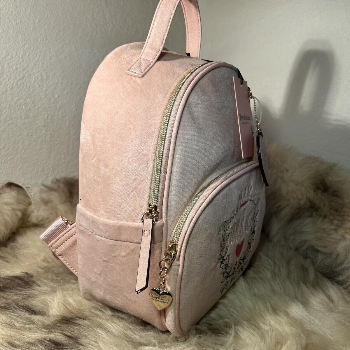 Juicy Couture Velour Backpack - Pretty Pink