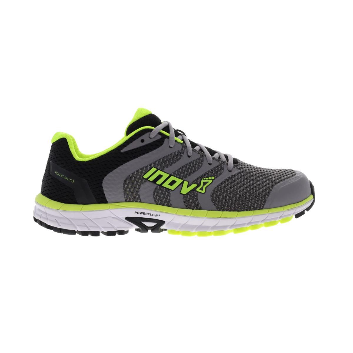 Inov-8 Men`s Roadclaw 275 Knit Running Shoes Grey/Yellow