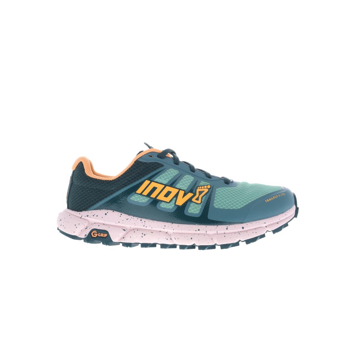 Inov-8 Women`s Trailfly G 270 V2 Running Shoes - Pine/Peach