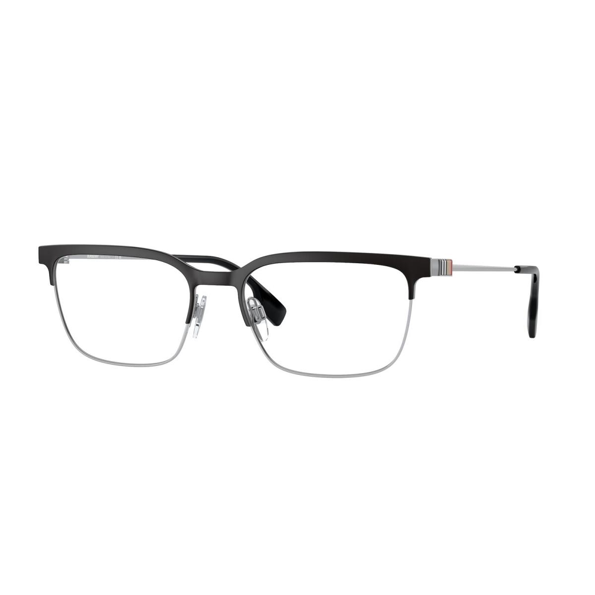 Burberry BE1375 1005 Douglas Black Demo Lens 56 mm Men`s Eyeglasses