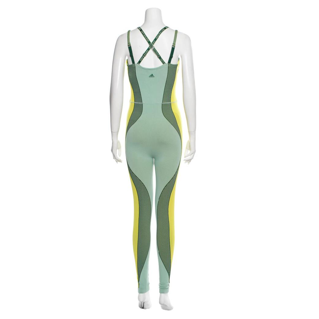 Ivy Park x Adidas Catsuit Bodysuit Jumpsuit Women Sz Med Mint Green Beyonce