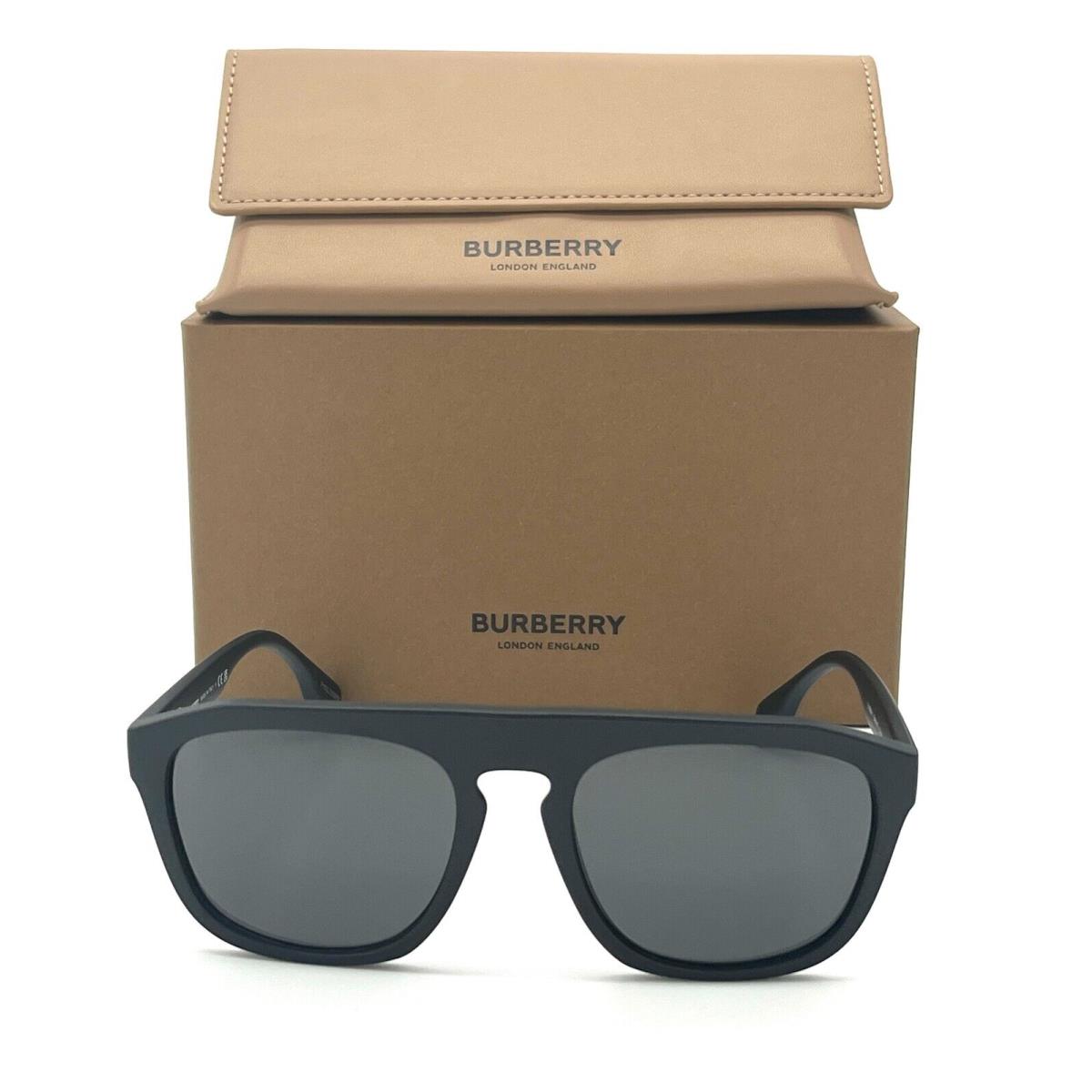 Burberry Wren BE4396U 346487 Matte Black / Dark Gray 57mm Sunglasses