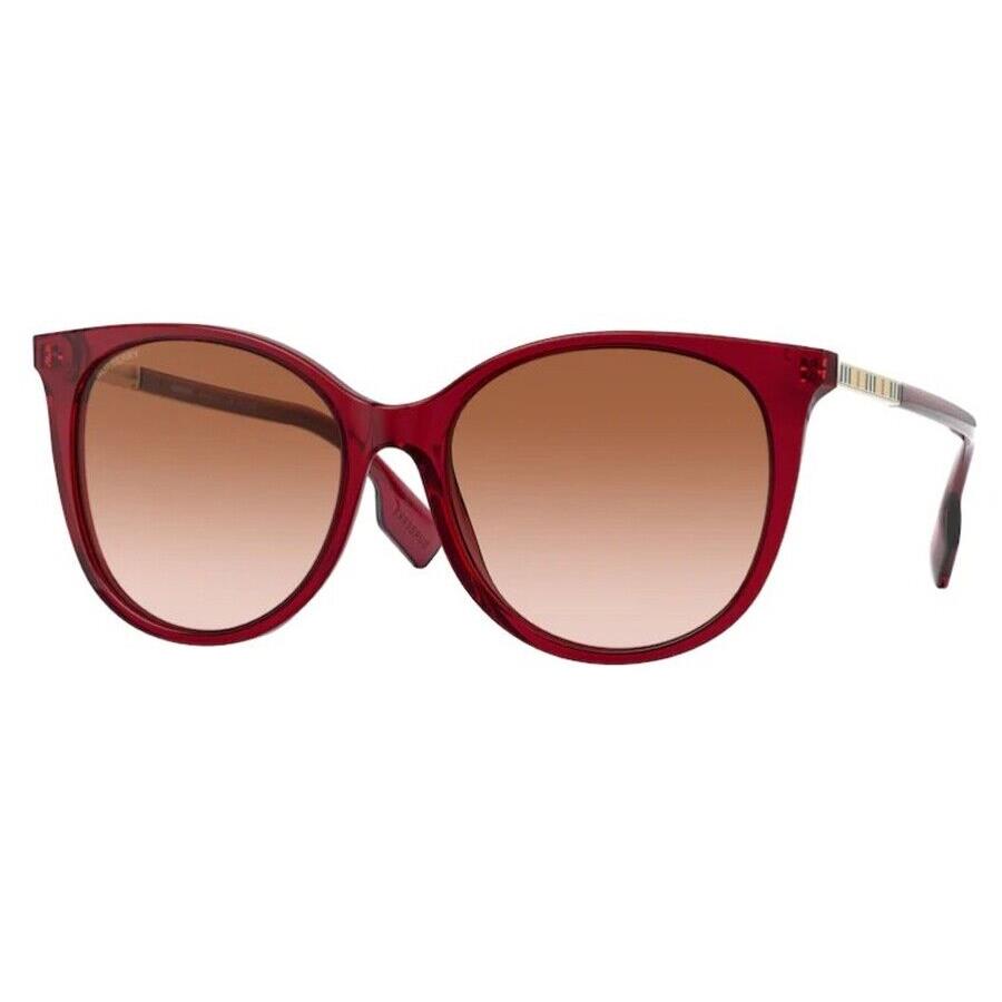 Burberry Sunglasses BE4333F 303313 55mm Bordeaux / Sfumato Marrone Lens