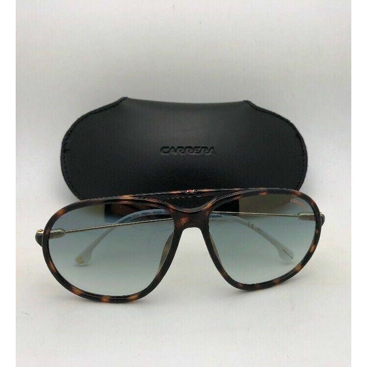 Carrera Sunglasses 153/S 086EZ Tortoise Gold Aviator Blue Fade+mirror Lens