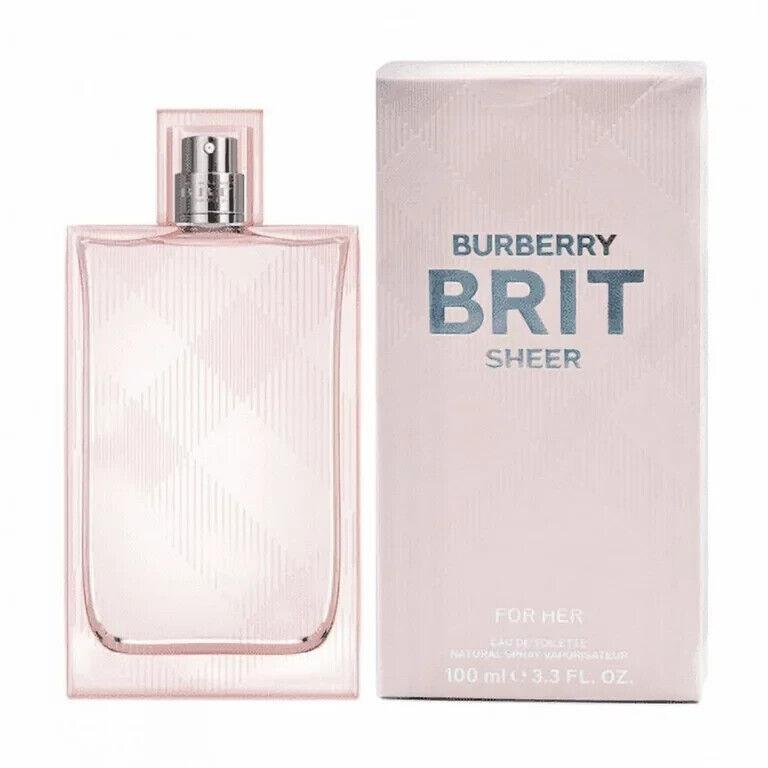 Burberry Brit Sheer by Burberry Eau De Toilette Spray For Women 3.3 fl oz