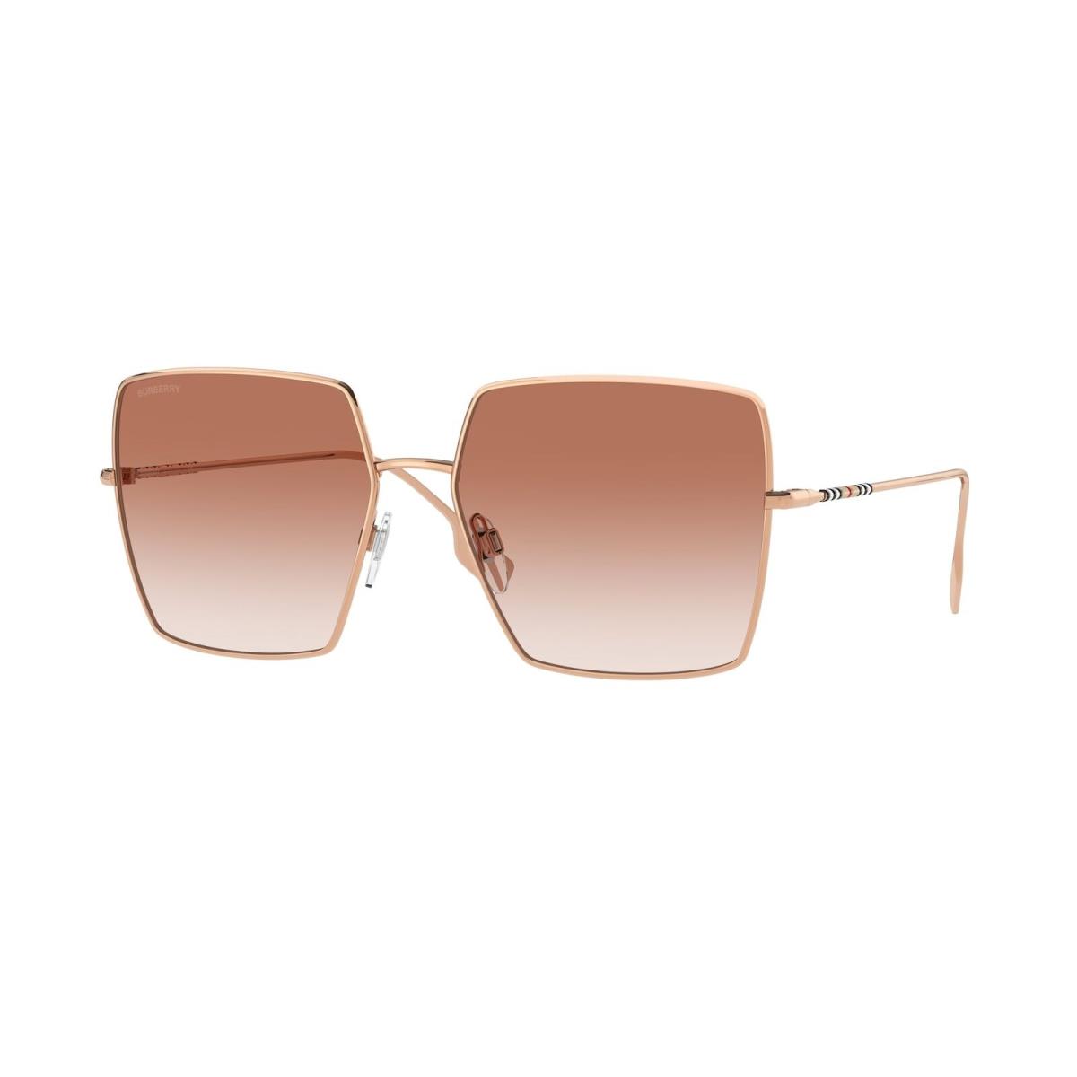 Burberry BE3133 133713 Daphne Rose Gold Gradient Pink 58 mm Women`s Sunglasses