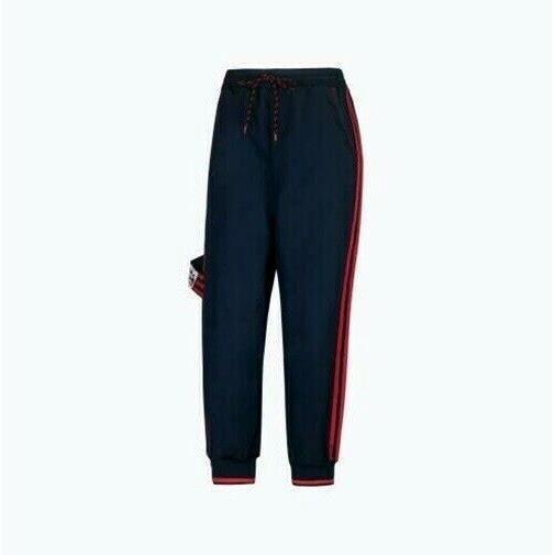 Adidas X Olivia Oblanc Twill Track Pants Collegiate Navy Womens Size L DZ0017