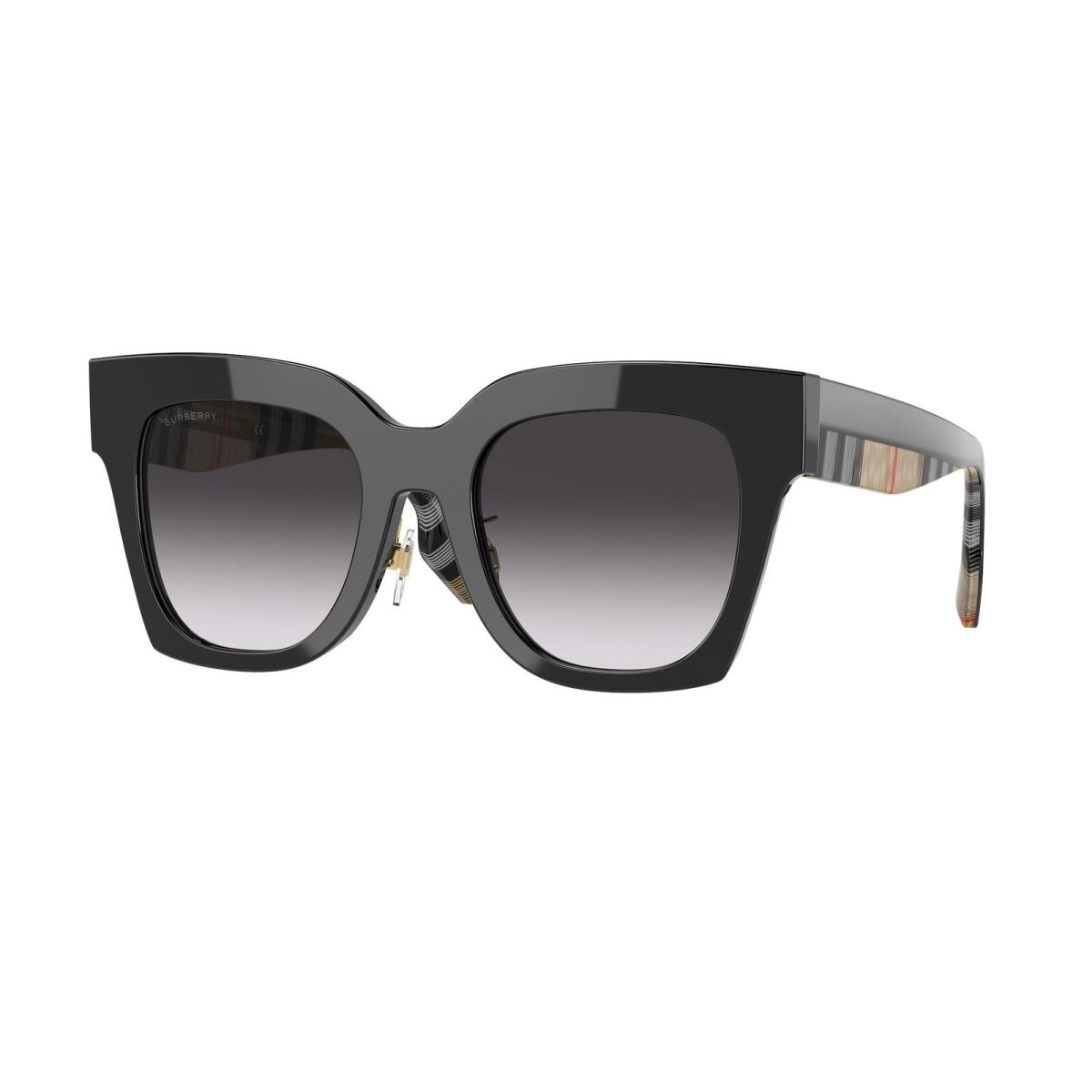 Burberry BE4364F 39428G Kitty Black Grey Gradient 51 mm Women`s Sunglasses