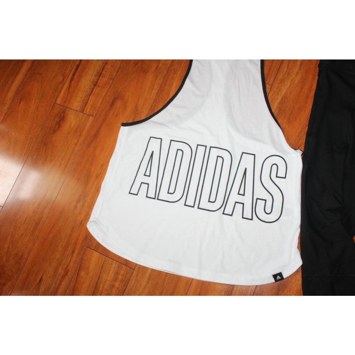 Womens Adidas SZ L Tank Leggings