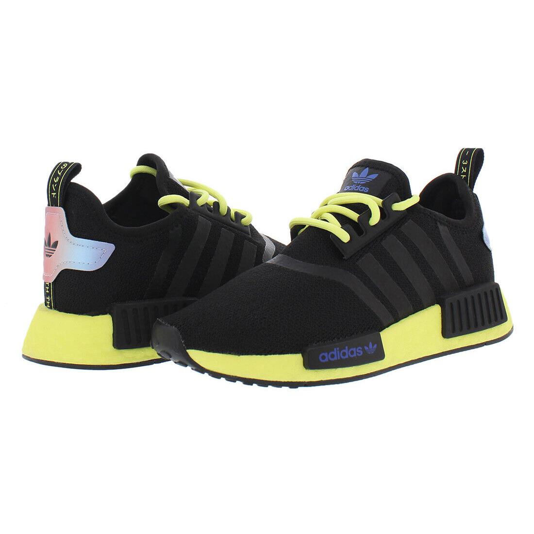 Adidas Nmd_R1 Boys Shoes Size 11 Color: Black/yellow - Black/Yellow, Main: Black