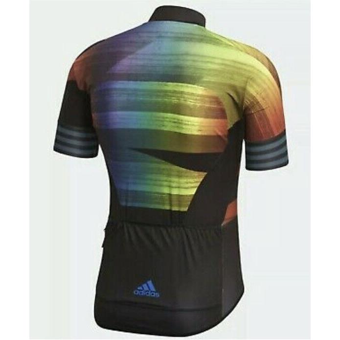 Adidas Adistar Pride Cycling Fitting Jersey FJ6571 Size XL Lgbtq B22