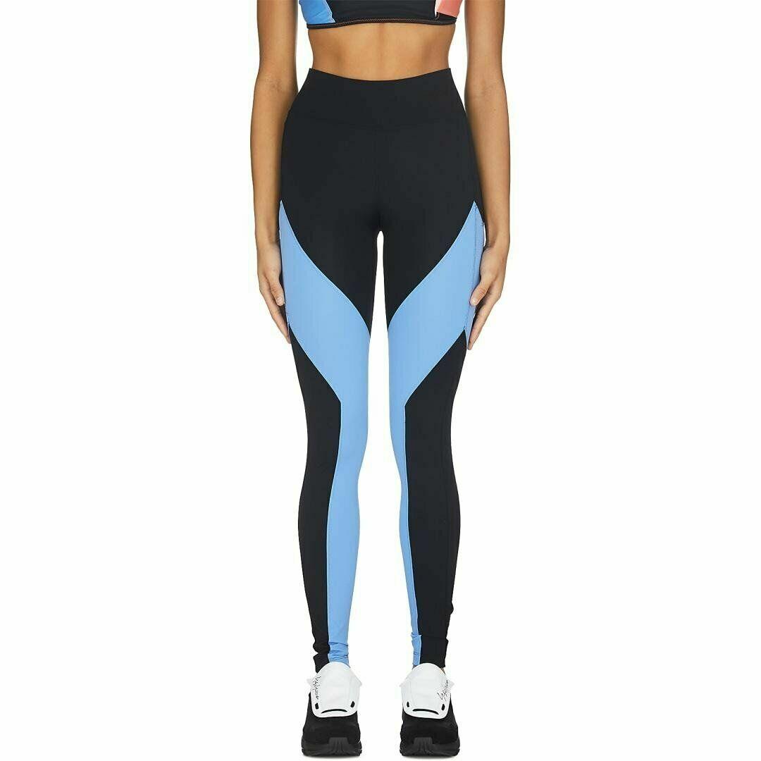 Adidas Y-3 Womens Swim Y-cut Leggings Black Size Small