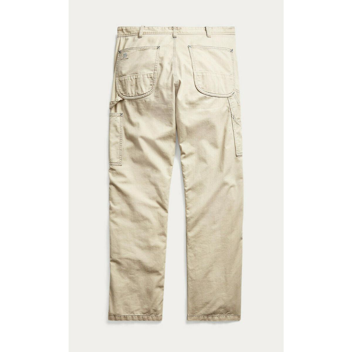 Ralph Lauren Rrl Distressed Stained Japanese Twill Carpenter Pants