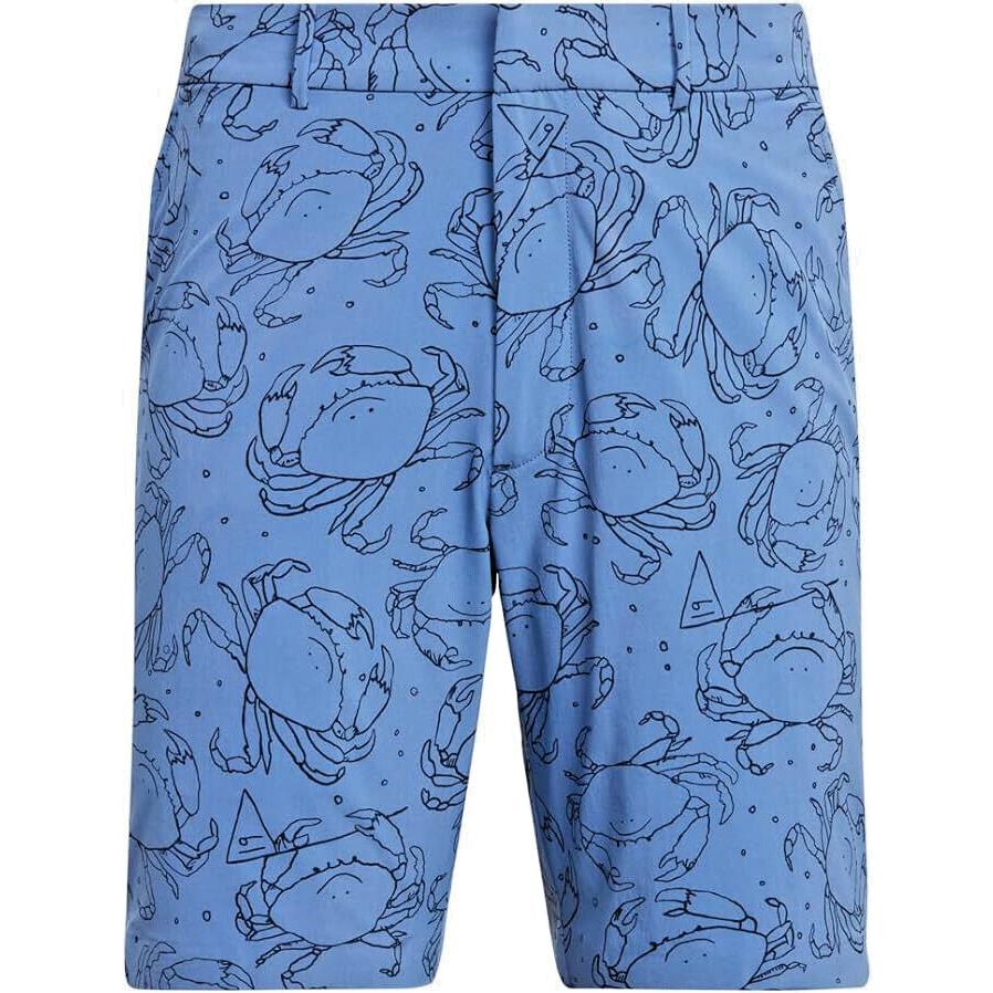 Polo Ralph Lauren Men`s Happy Crab 9 Golf Stretch Shorts Blue 32