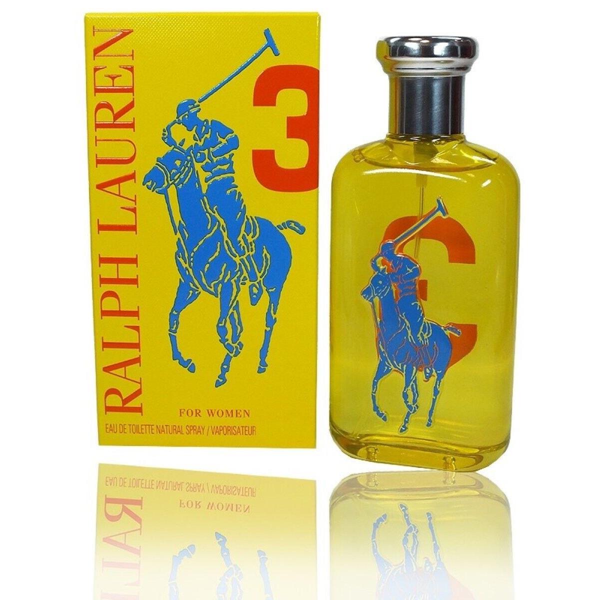Polo Big Pony Yellow 3 Women Ralph Lauren Edt Spray 1.0 oz 30 ml