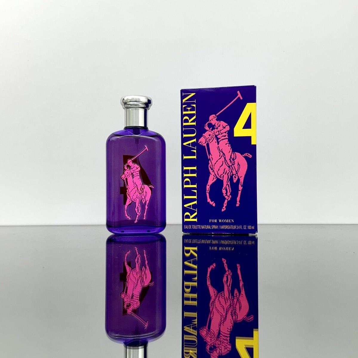 Ralph Lauren Big Pony No. 4 Purple Women Perfume 3.4oz-100ml Edt Spr BT11