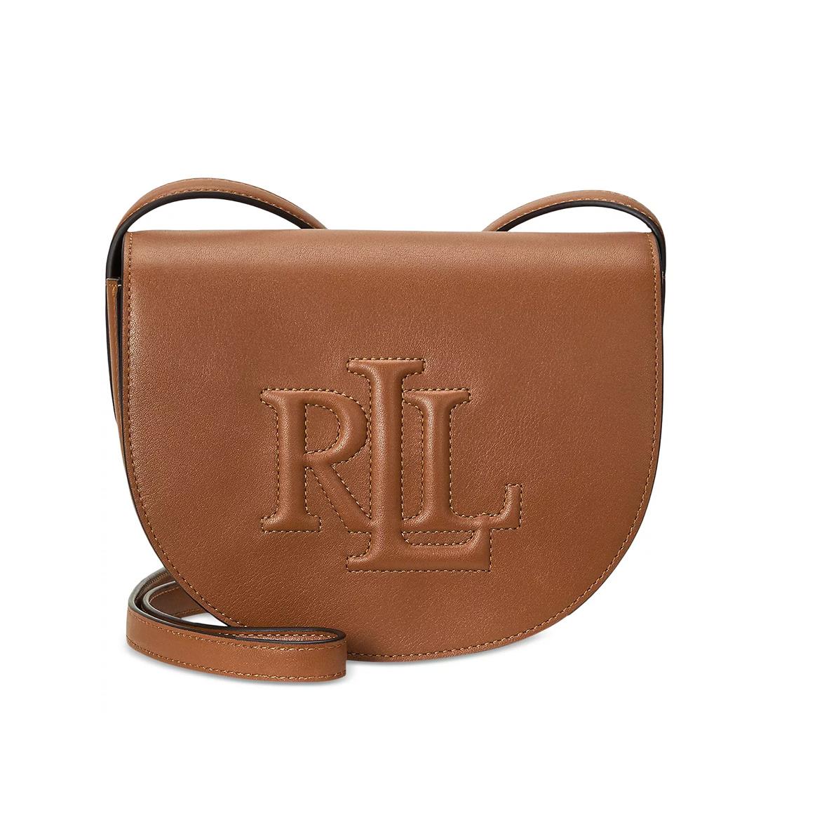 Ralph Lauren Witley Small Leather Crossbody Lauren Tan