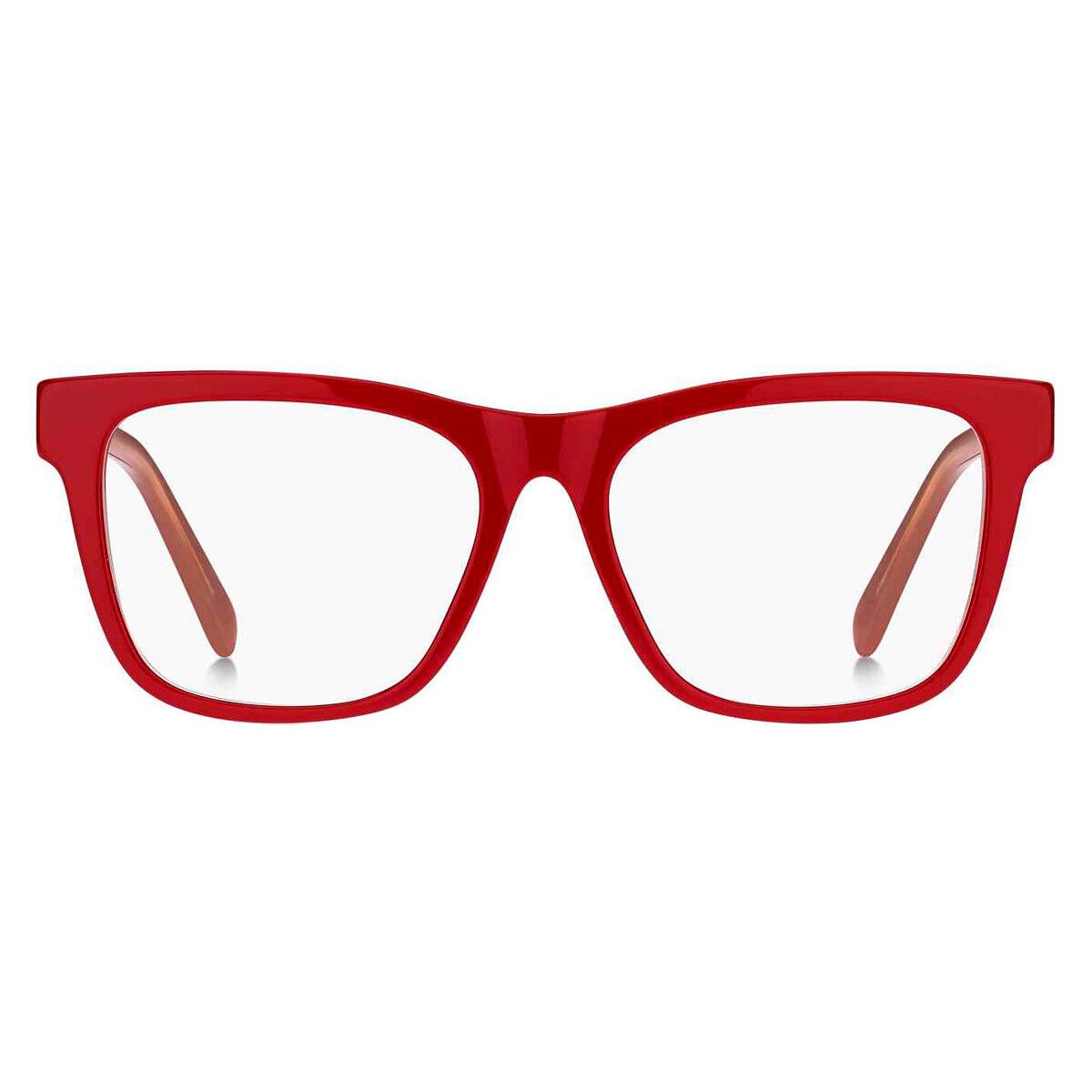 Marc Jacobs Marc 630 Eyeglasses Women Red Rectangle 52mm - Frame: Red, Lens: Demo