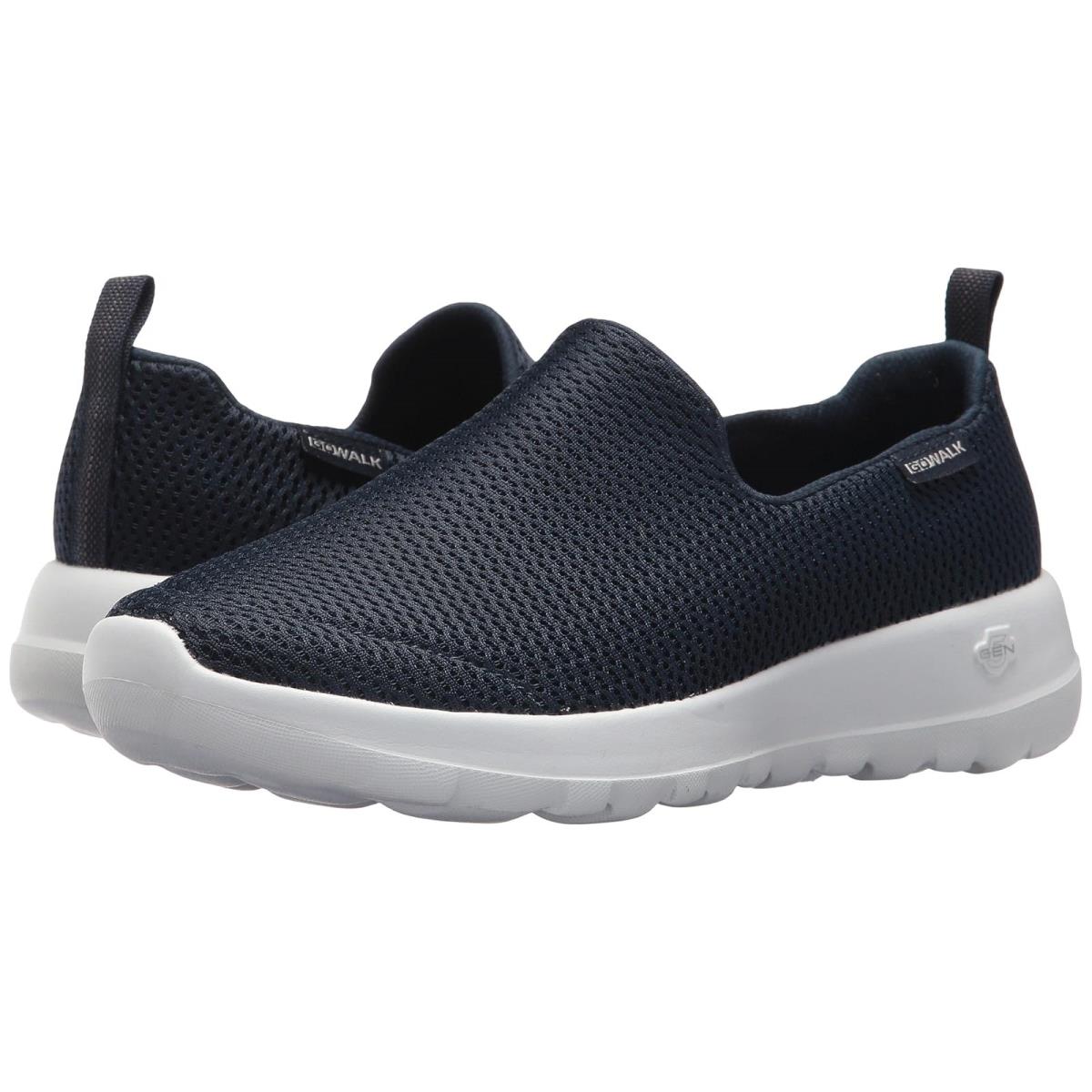 Woman`s Sneakers Athletic Shoes Skechers Performance Go Walk Joy - Navy/White