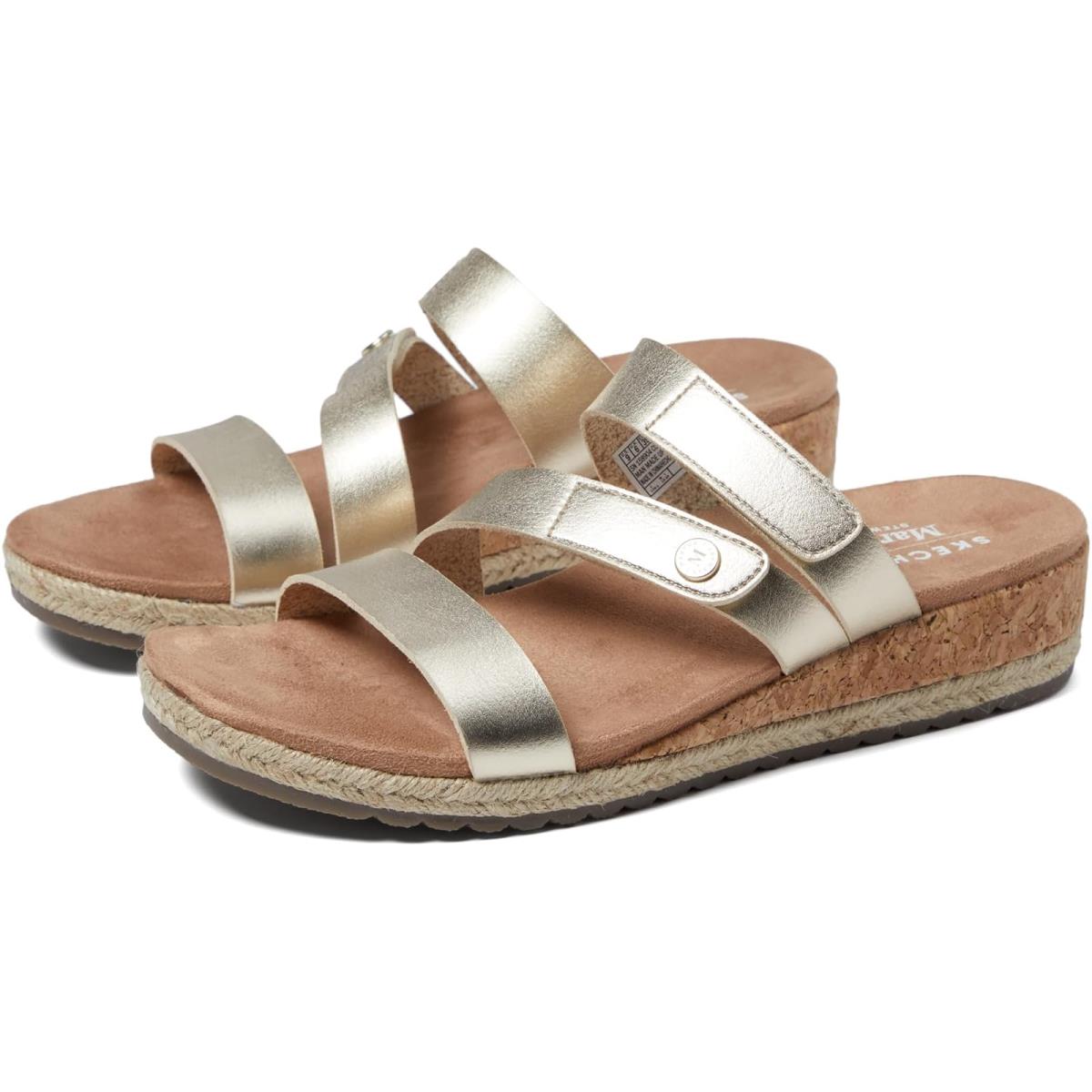 Woman`s Sandals Skechers Martha Stewart - Breezie Shiny Luster