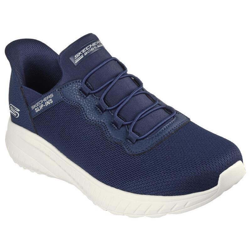 Mens Skechers Slip-ins: Bobs Sport Squad Chaos Navy Mesh Shoes - Blue