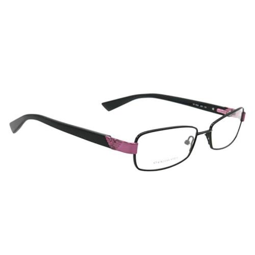 Emporio Armani EA 9662 Black and Purple 65Z Metal Eyeglasses Frame 52-16-130