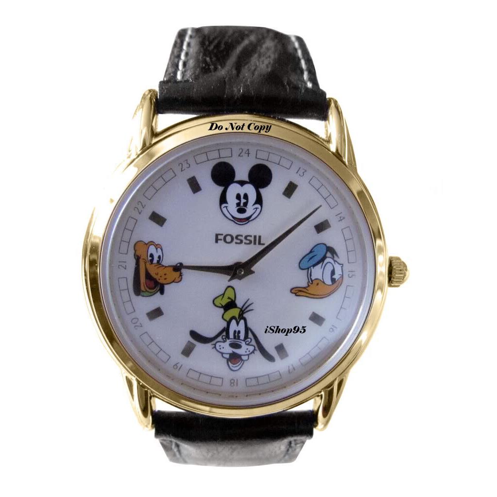 Disney Fossil Mickey Mouse Pluto Goofy Donald Duck Limited Edition Watch