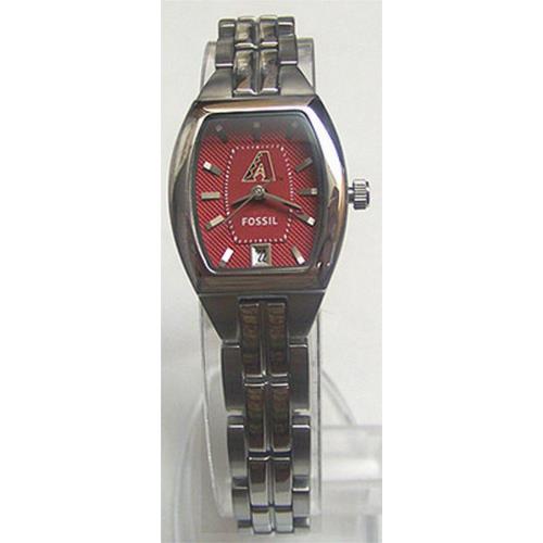 Arizona Diamondbacks Fossil Watch Womens Wristwatch with Date Display