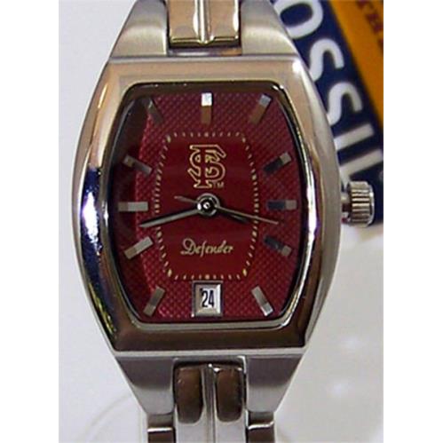 Fsu Florida State Seminoles Watch Womens Fossil 3 Hand Date Wristwatch Li3013