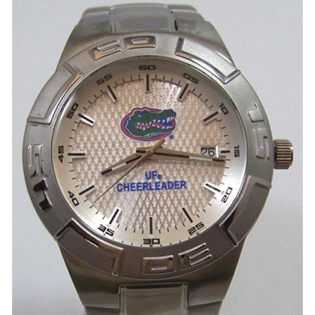 Florida Gators Cheerleader Watch Fossil Stainless Steel Wristwatch