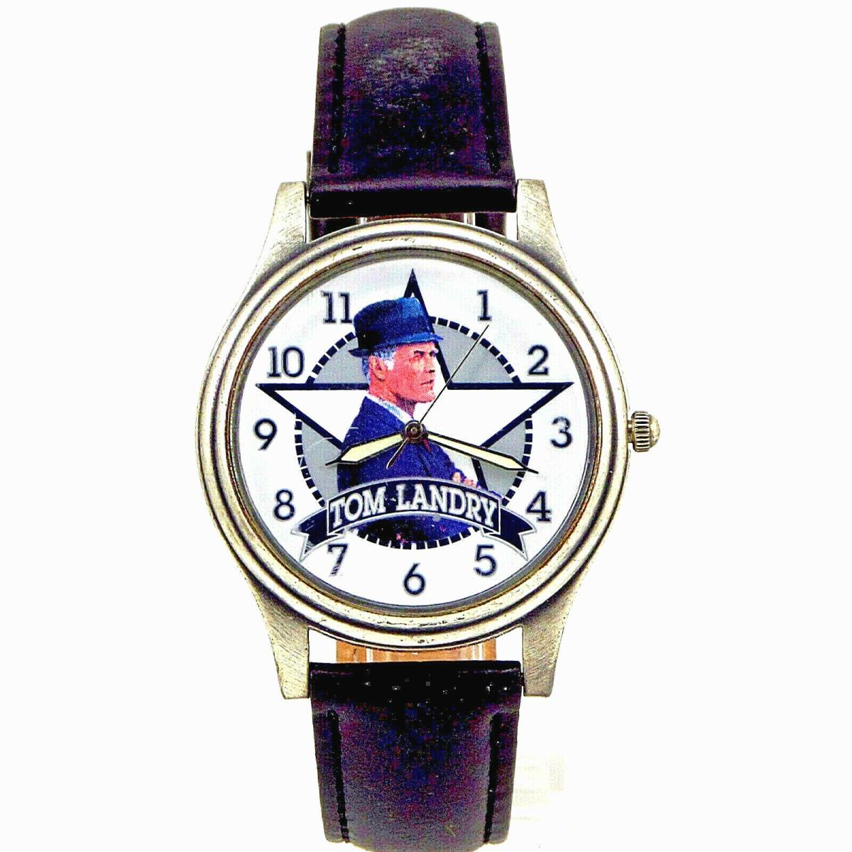 Tom Landry Dallas Cowboys Nfl Fossil Unworn Watch Collectable 000/2500